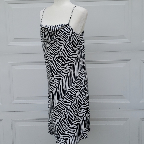 Banana Republic Summer Zebra Print dress size 8 - Picture 10 of 14